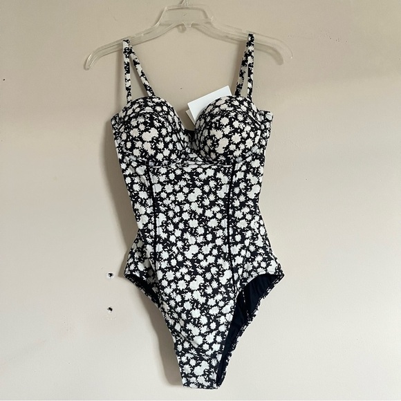 Tory Burch NWT Orchard Floral One Piece Swimsuit Large $298 - Picture 4 of 15